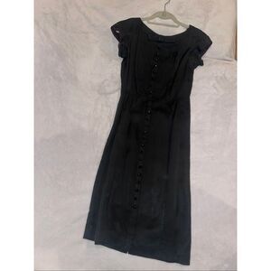 Jane Andre California vintage black womens dress size S